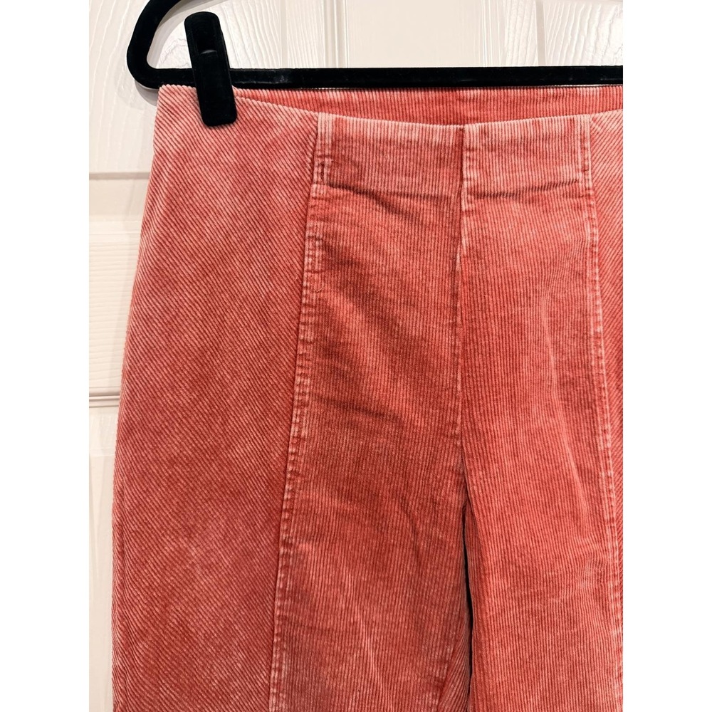#63 MYSTREE Sz. Large Flare Wide Leg Corduroy‎ Jeans Waist: 32" - Picture 3 of 9